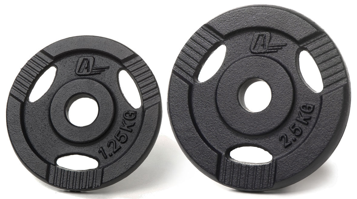 20kg Cast Iron Dumbbells Adjustable Set 2x10kg Griffin Load Abarqs Weight 2x 10 kg