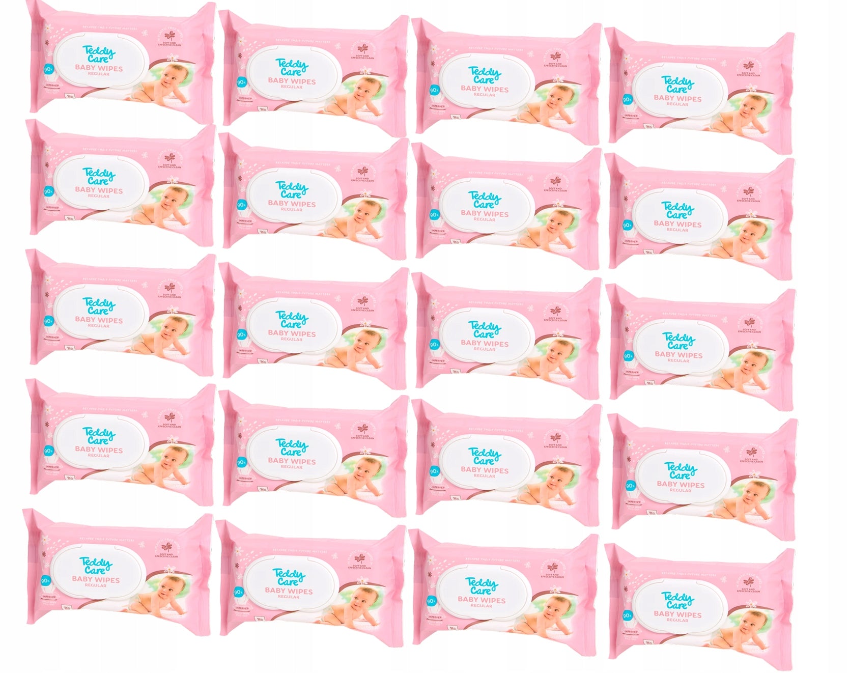 20x 90pcs LARGE WET ANTI-ALLERGIC Wipes Moisturized Infants CLOSED