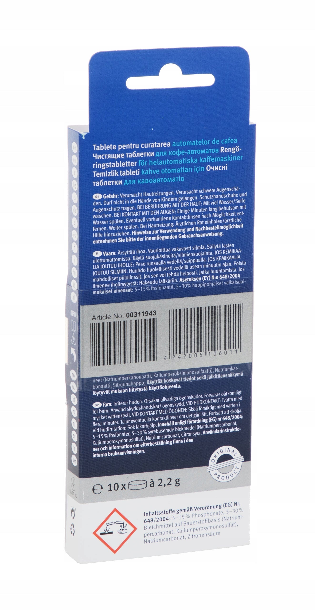 20x BOSCH / SIEMENS MACHINE CLEANING TABLETS Packaging status original