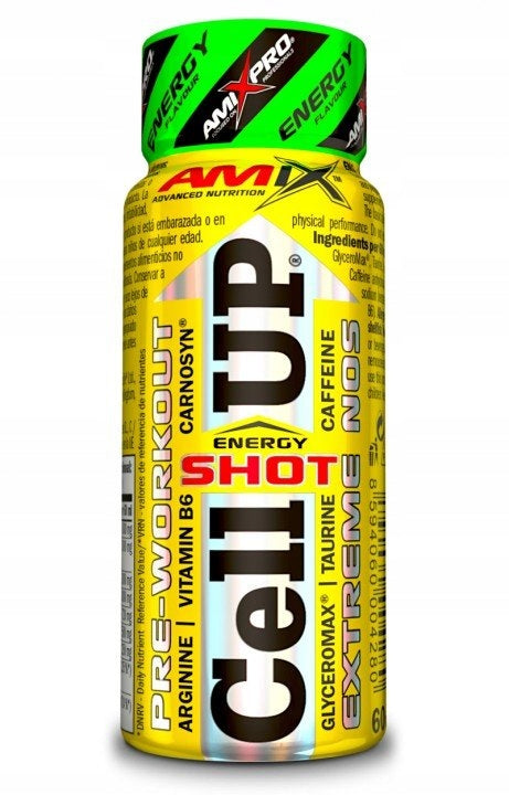 |20x| CellUp Pre-Workout Shot 60ml energy Packaging status original