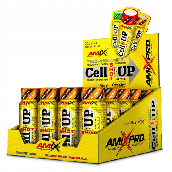 |20x| CellUp Pre-Workout Shot 60ml mango