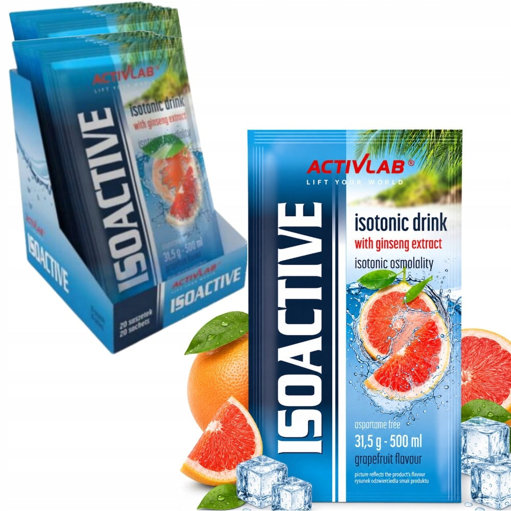 20x Functional Isotonic ACTIVLAB ISOACTIVE grapefruit electrolytes