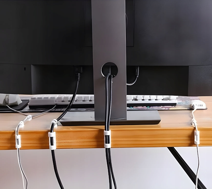 20x HOLDER CABLE ORGANIZER SELF ADHESIVE COLORLESS TAPE 3M EAN (GTIN) 5906555199655
