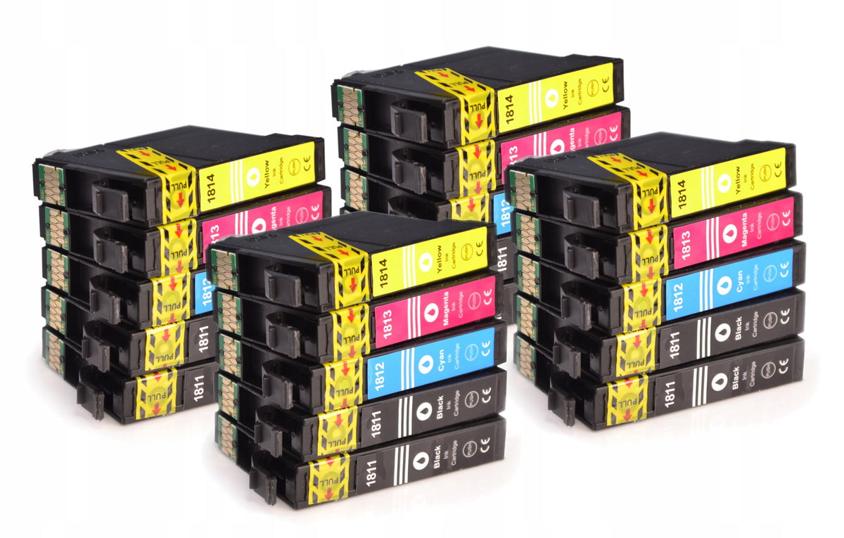 20x INK CARTRIDGES for EPSON XP205 XP305 XP405 XP-202 T1811 Manufacturer code 1811, XP-315
