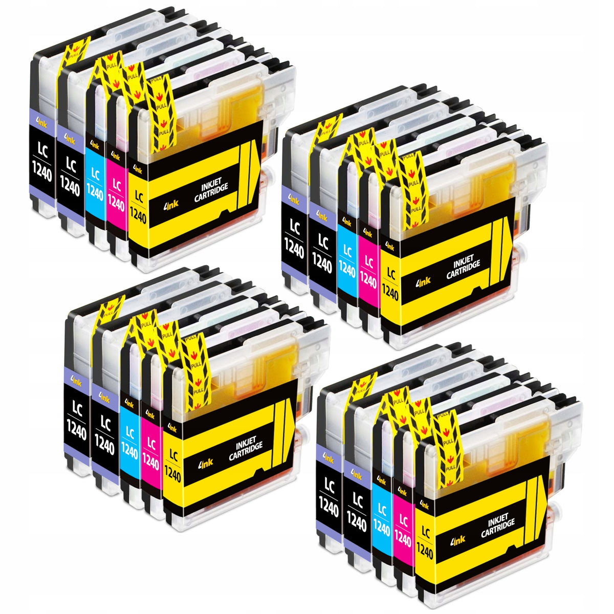20x INK LC-1240 XL FOR BROTHER DCP-525W DCP-725DW DCP-925DW PRINTER