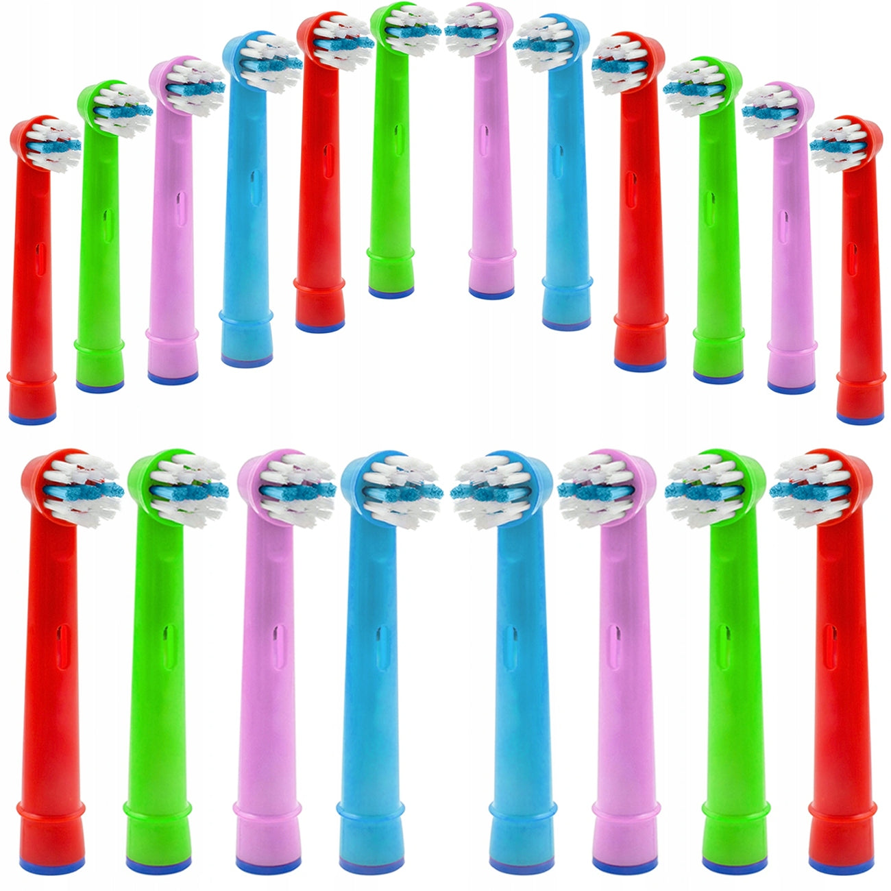 20x KIDS SOFT TIP FOR ORAL-B TOOTHBRUSH FOR KIDS SET