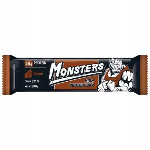 20x MONSTERS Proteinová tyčinka Kakao 80g