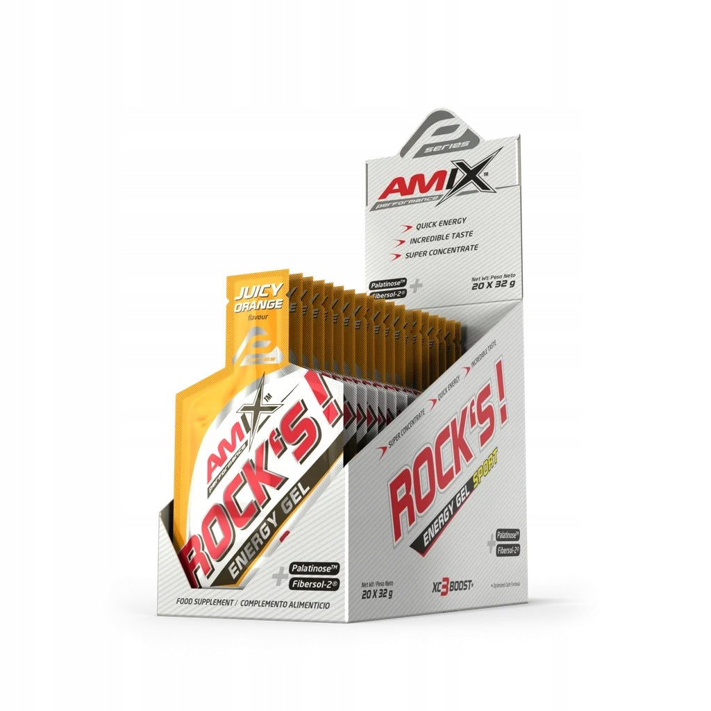 20x Rocks Energy Gel 32g juicy orange