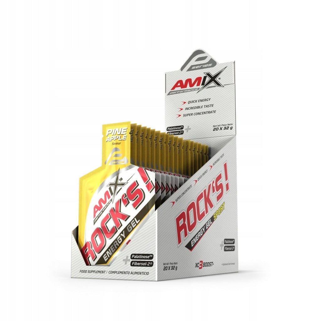 20x Rocks Energy Gel 32g pineapple