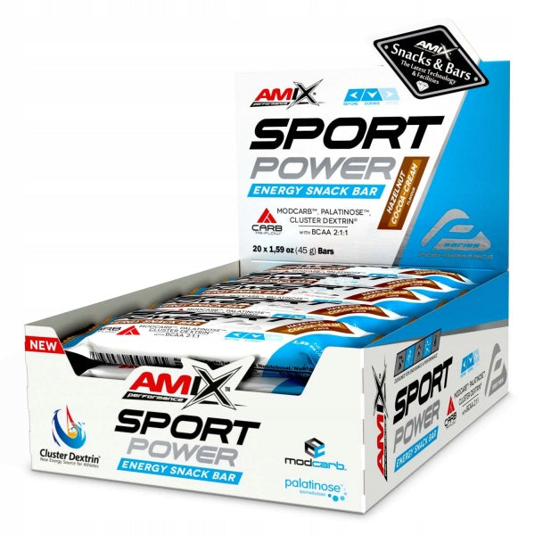 |20x| Sport Power Energy Snack Bar 45g hazelnut cocoa cream