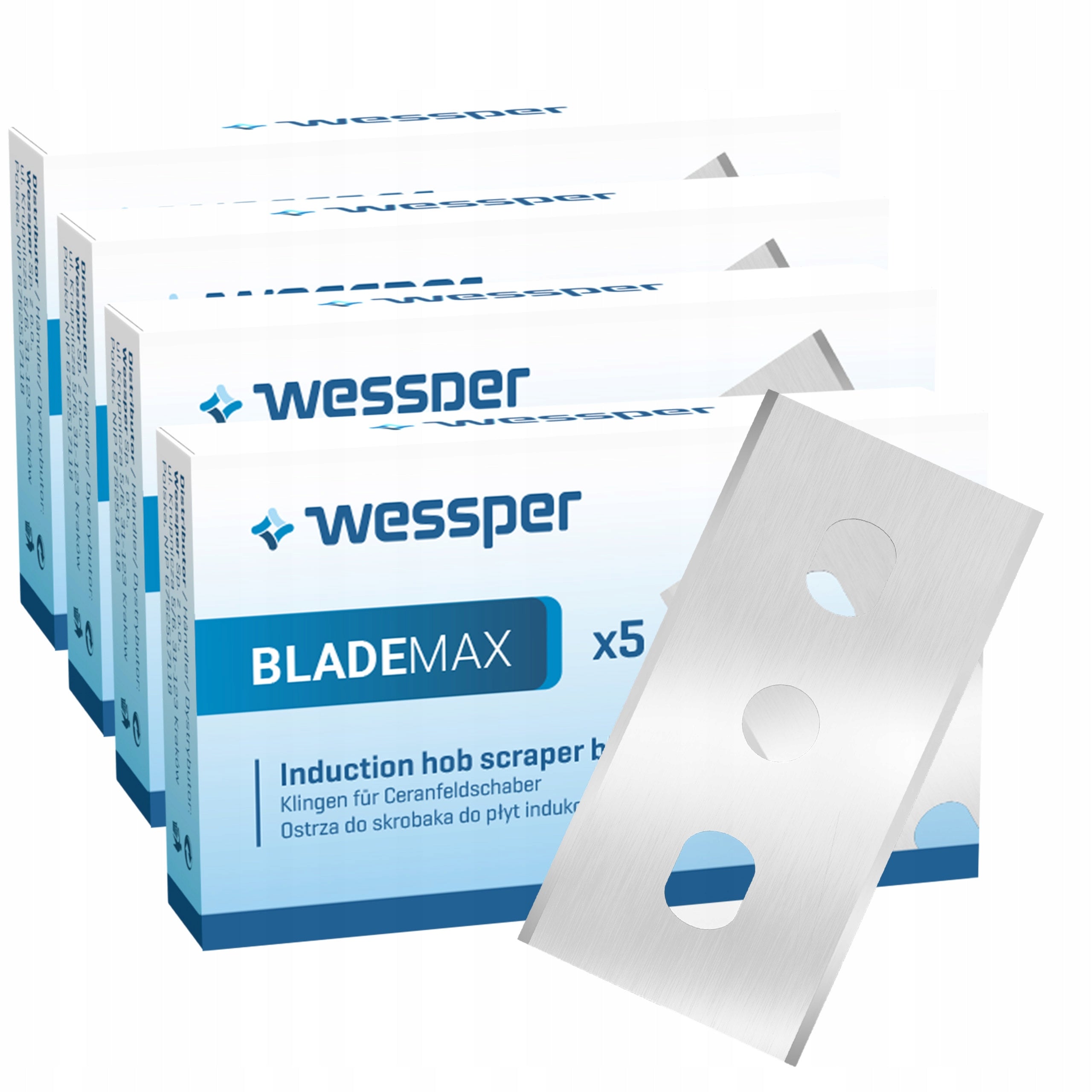 20x Wessper blade for kitchen and glass induction hob scraper