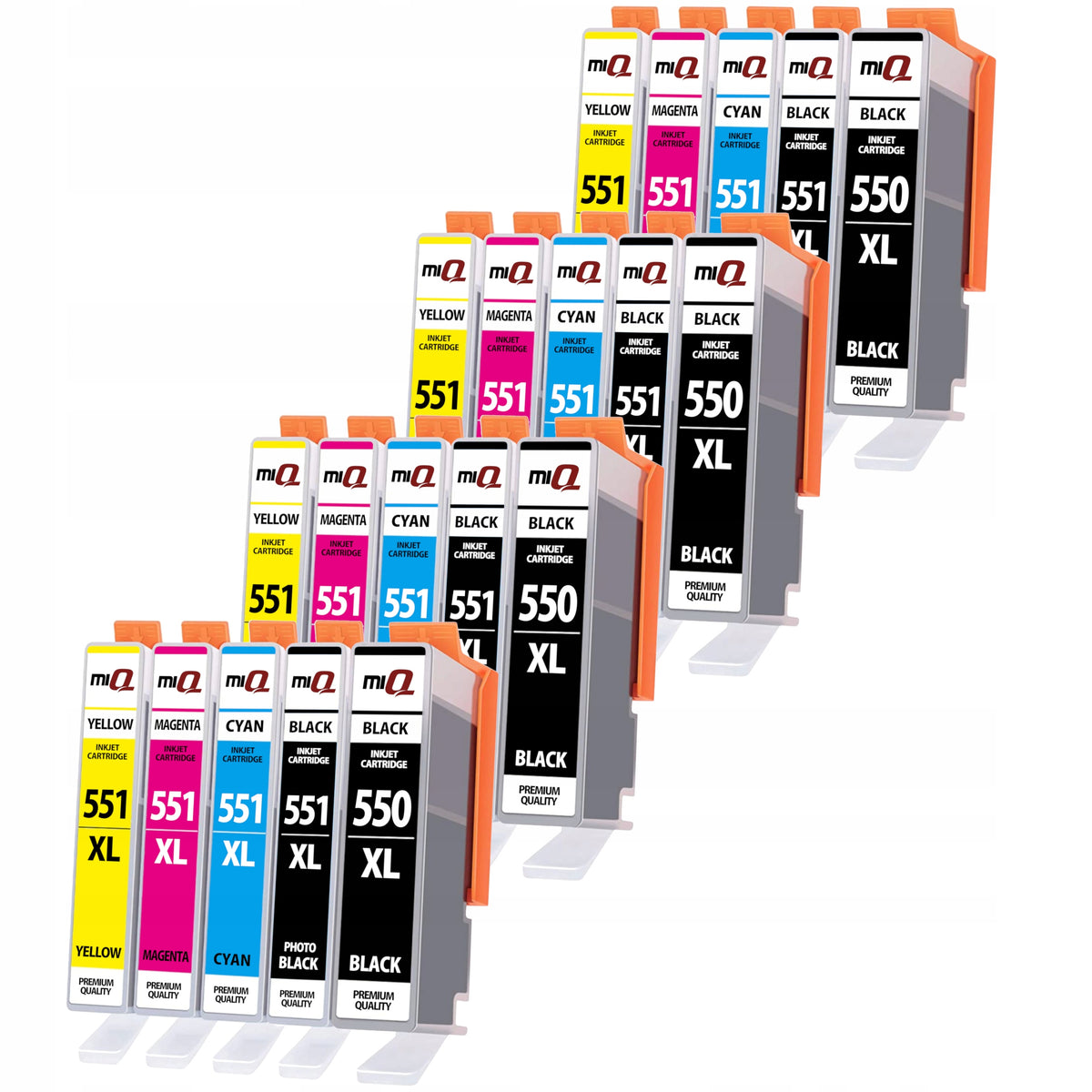 20x XL INKS FOR CANON PIXMA IP7250 MG5650 MG5550 PRINTER