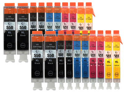 20x XXL ink cartridges for CANON PIXMA IP7200 PRINTER NEW
