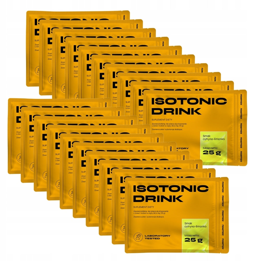 20x nowmax ISOTONIC DRINK 25 g HYDRATION ELECTROLYTE ISOTONIC POWDER Expiration date at least six months from the date of purchase
