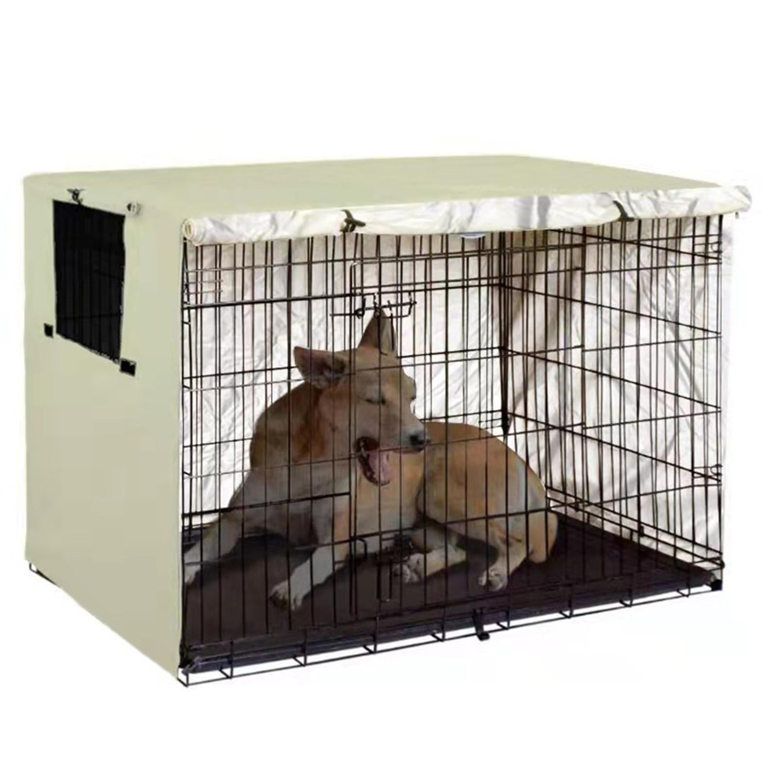 210 Oxford Cloth Pet Kennel Cover Dog Cage Cover Windproof 107cmx69cmx75cm Brand no brand