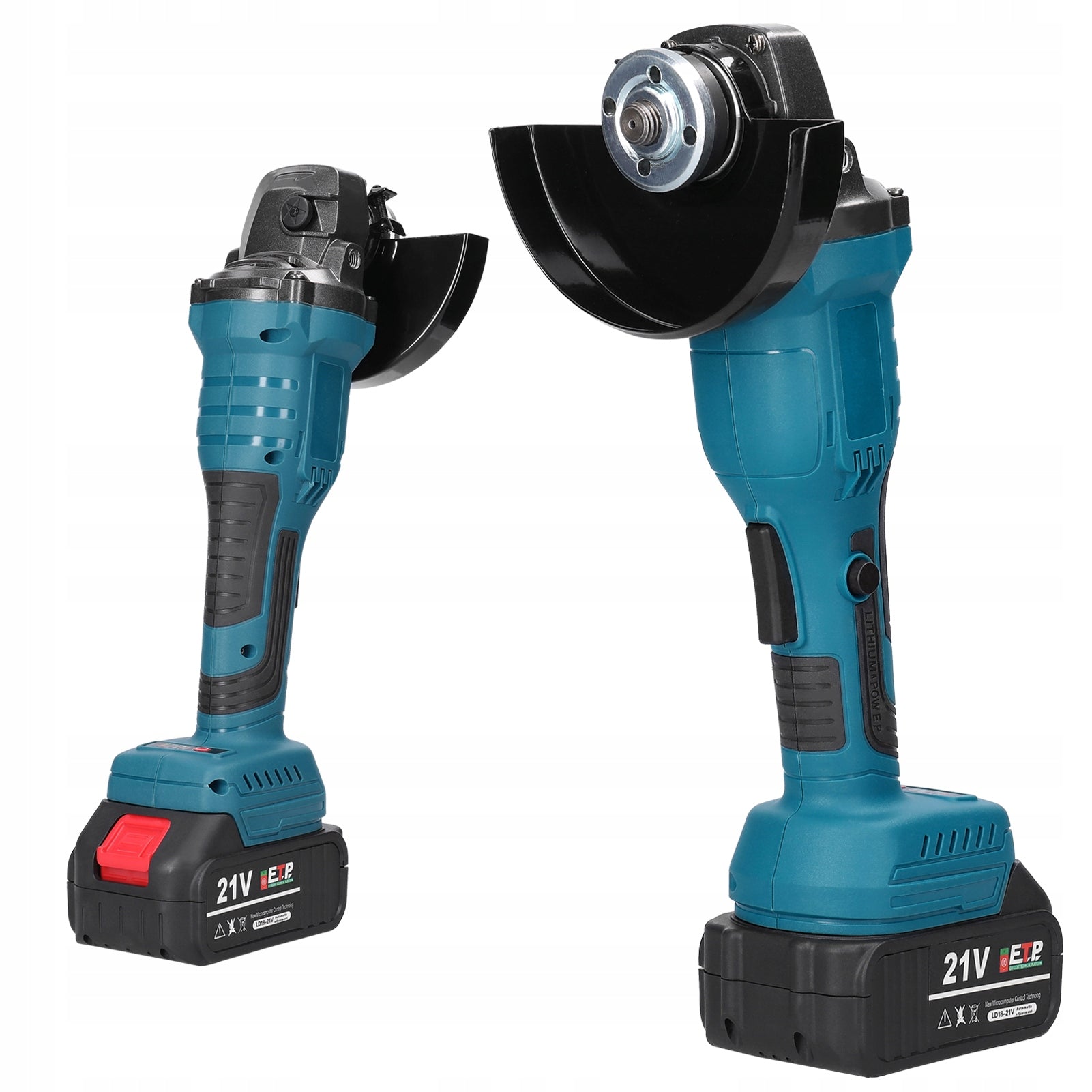 21V 125mm M14 Angle Grinder Brushless 2x Battery EAN (GTIN) 0750749808909