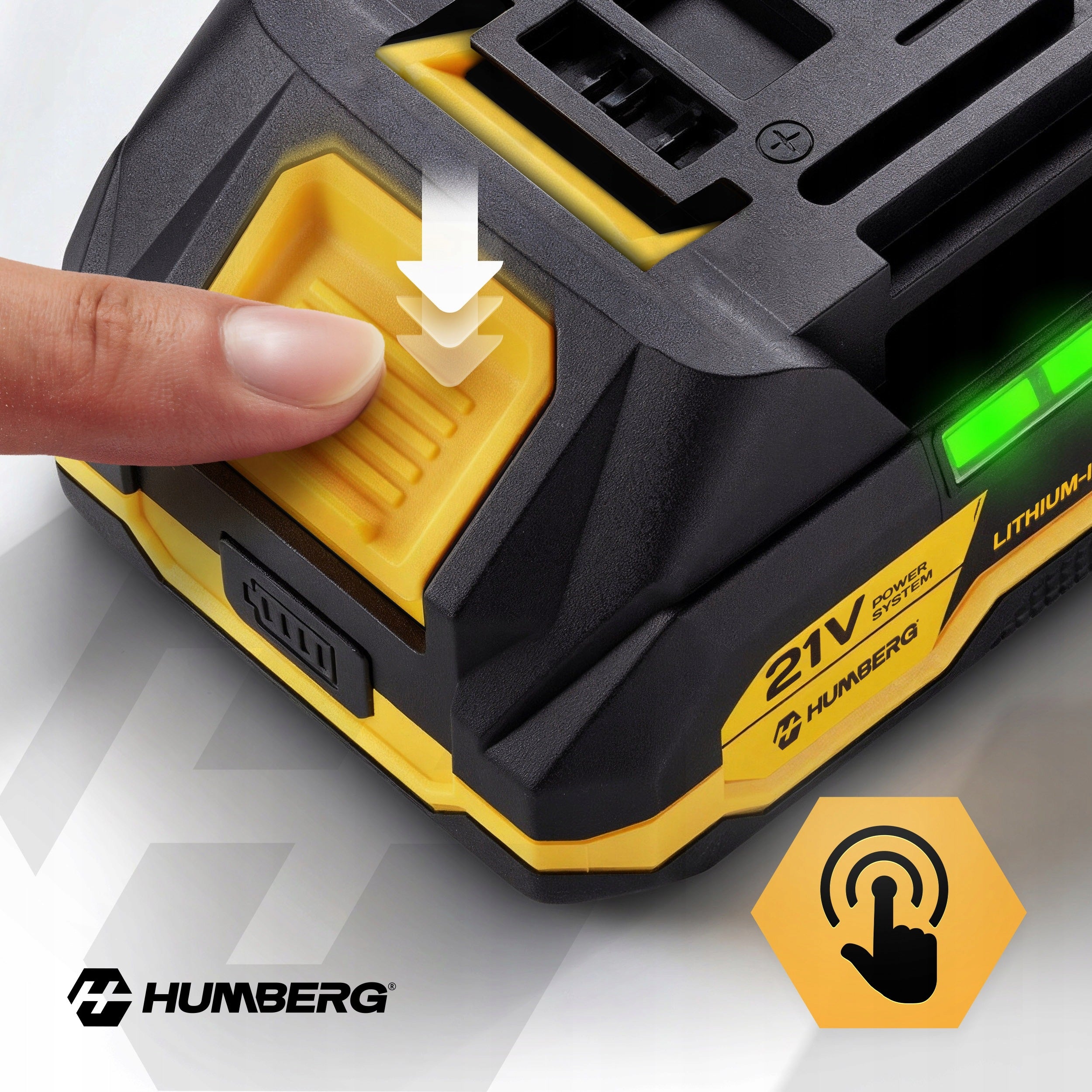 21V 2Ah BATTERY FOR POWER TOOLS HUMBERG Li-Ion 5 CELLS Manufacturer code 543300