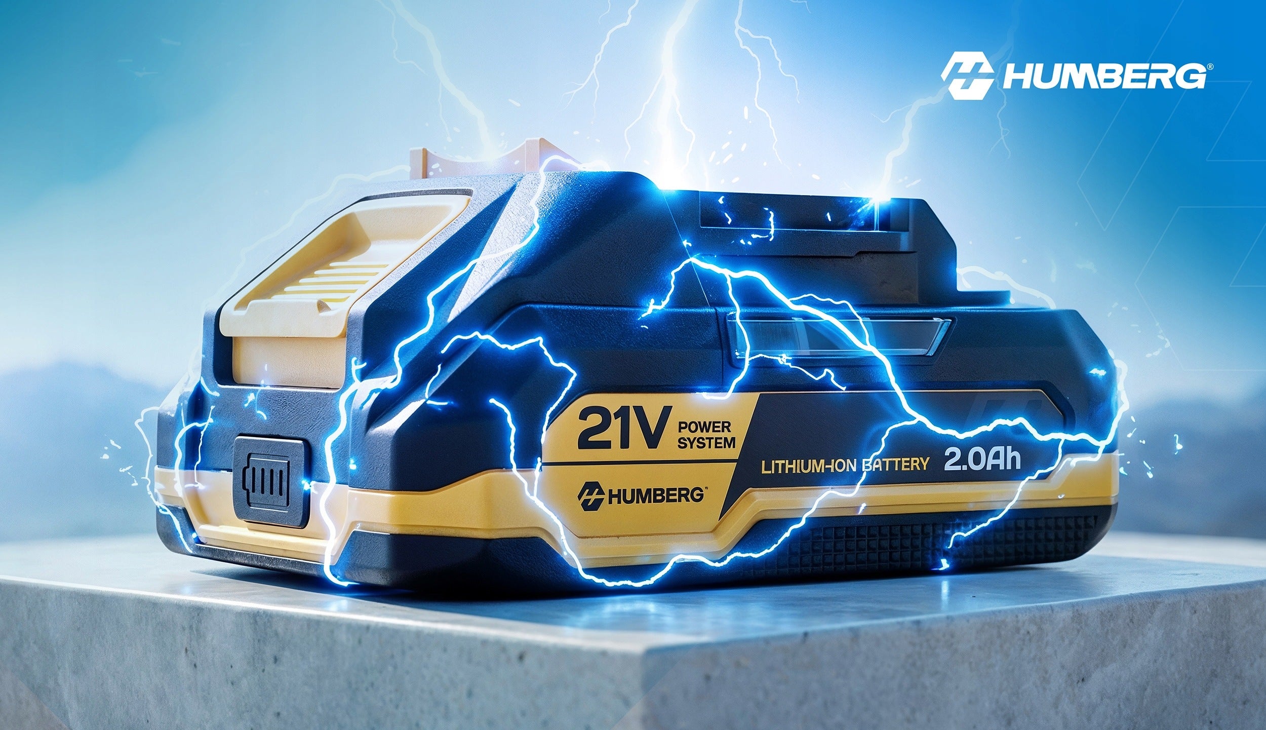 21V 2Ah BATTERY FOR POWER TOOLS HUMBERG Li-Ion 5 CELLS Packaging status original