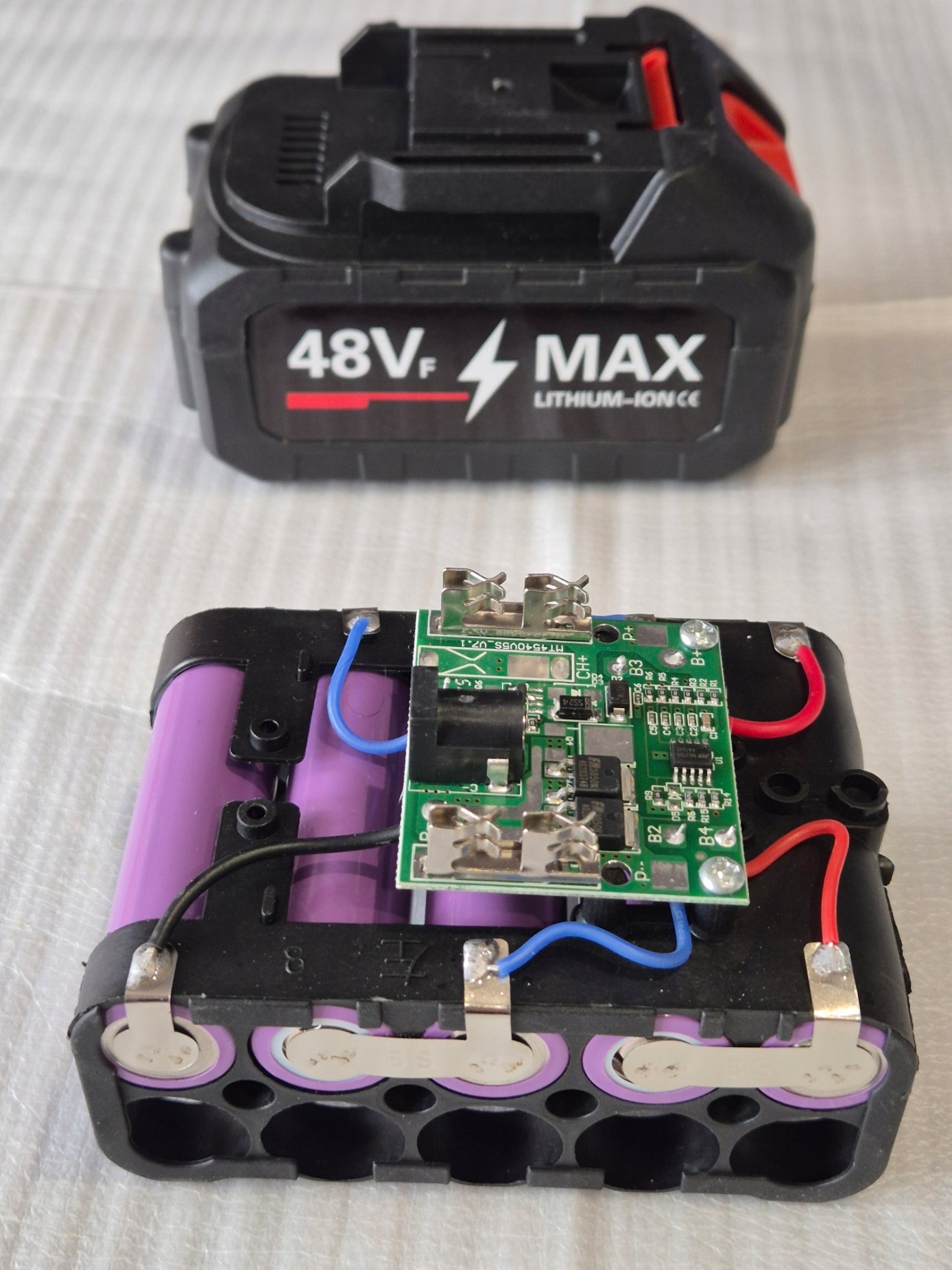 21V Battery for 48V F 2,4Ah Screwdriver Blower Saw Washer Upgraded Series AKUMULATOR BATERIA
