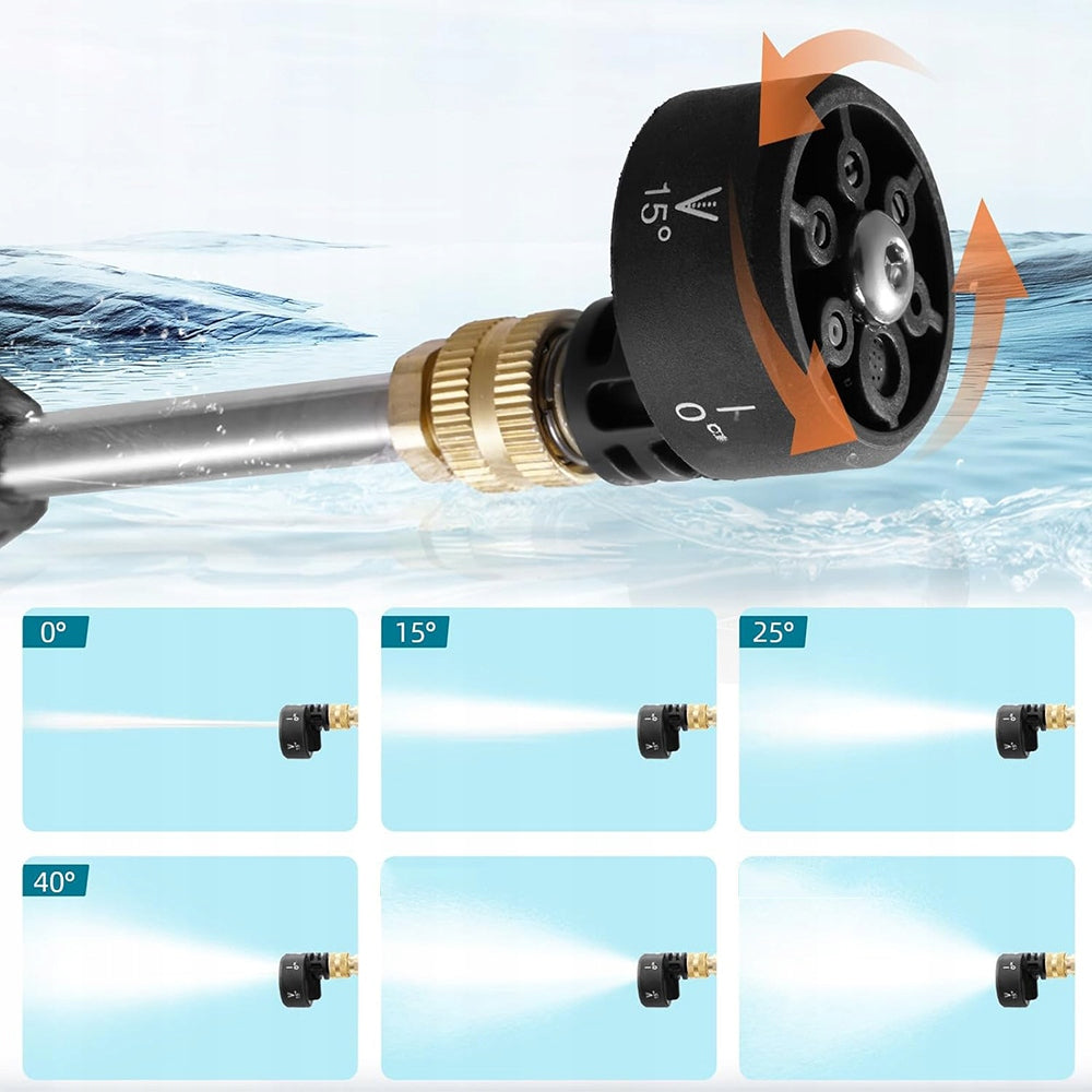 21V Wireless Pressure Washer with 2 Batteries for Car Brand Bedee