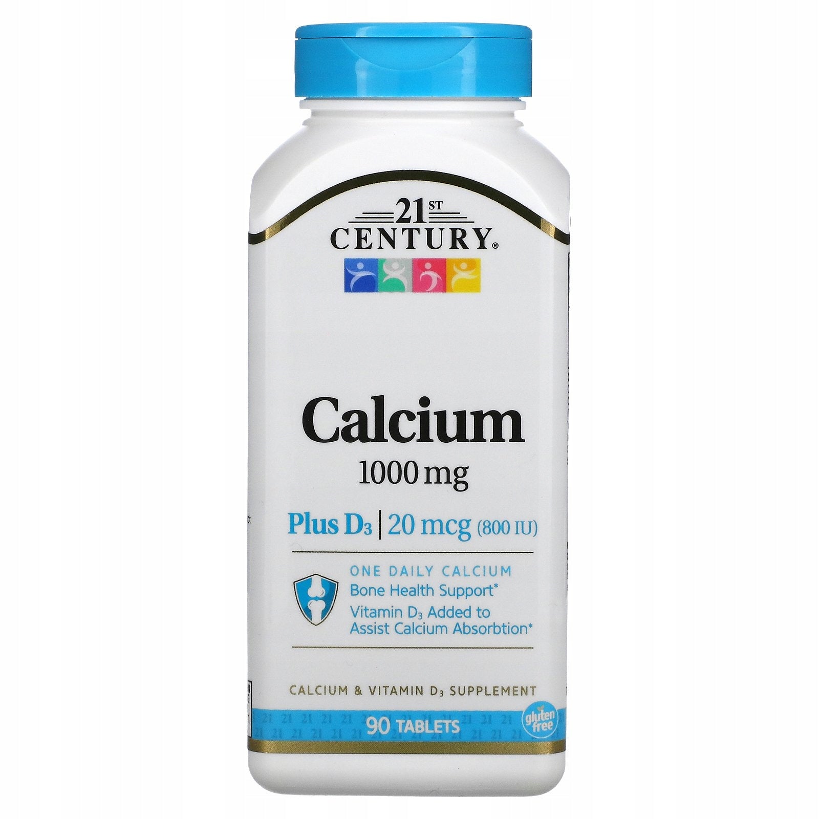 21st Century, Calcium Plus D3, 1000 mg, 90 tablets Expiration date at least 1 year from the date of purchase