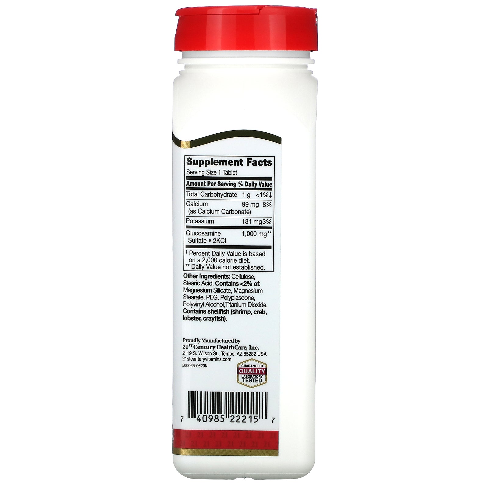 21st Century, Glucosamine Relief, 1,000 mg, 120 tablets Brand 21st Century