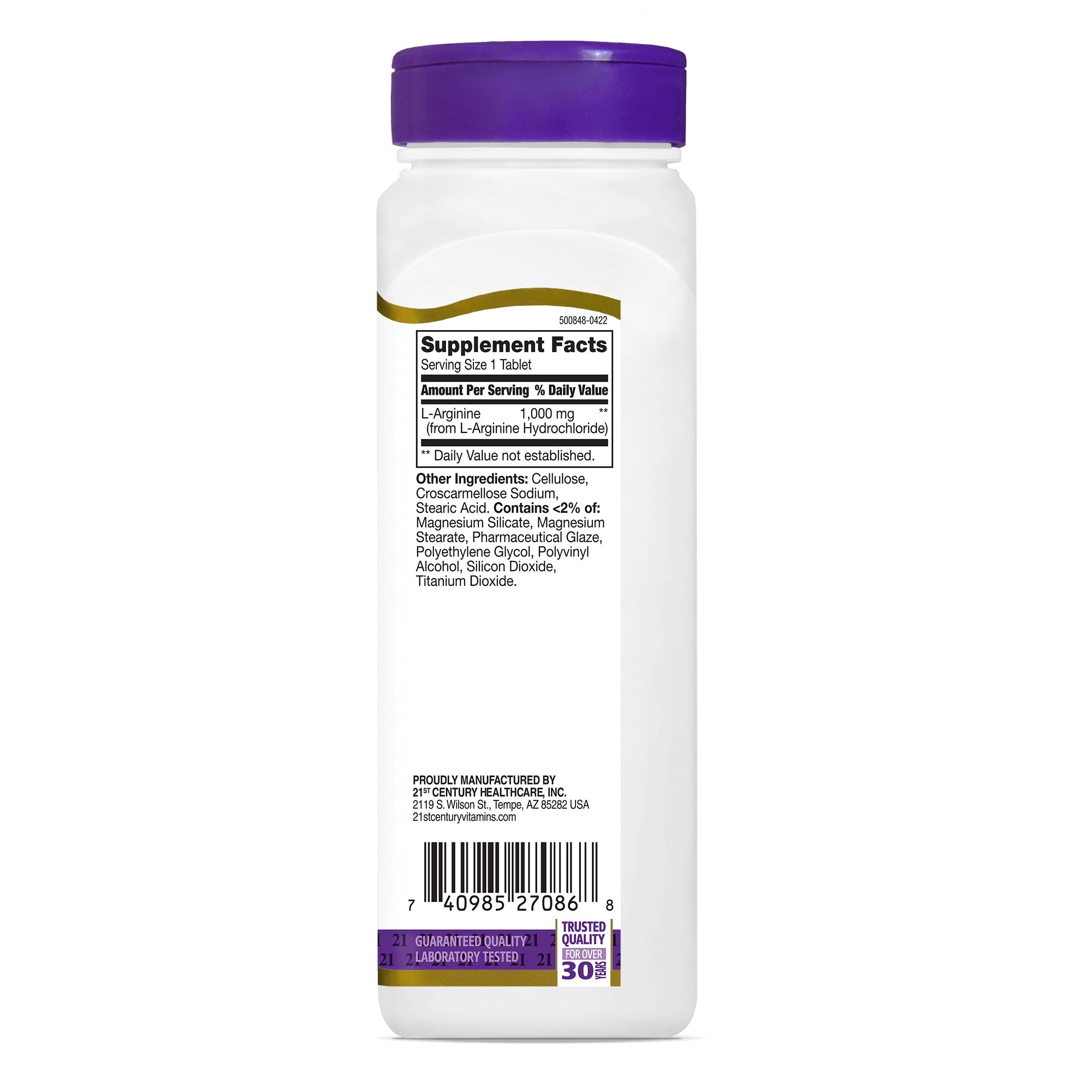 21st Century L-Arginine 1000mg - L-Arginine 100 Tablets Medical device no