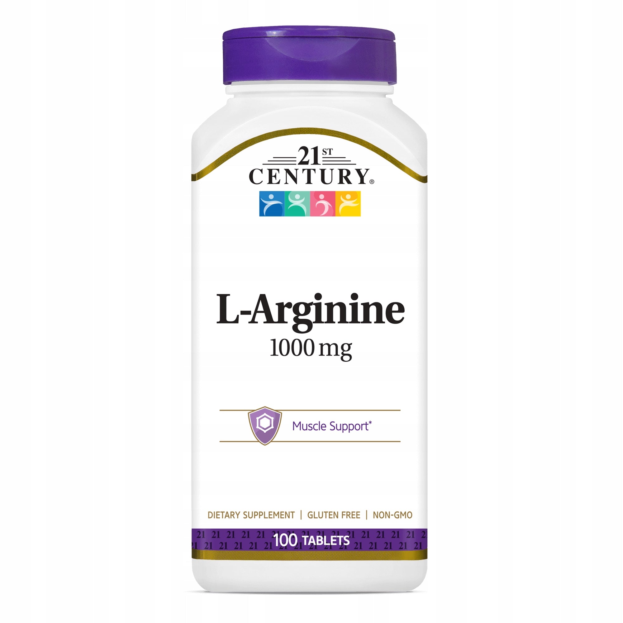 21st Century L-Arginine 1000mg - L-Arginine 100 Tablets