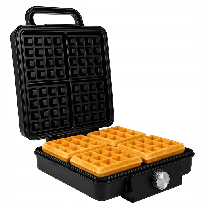 2200W 4 WAFFLE MAKER AT THE SAME TIME STRONG FAST RELIABLE ADJUSTMENT Manufacturer code SMARTWAY GOFR4