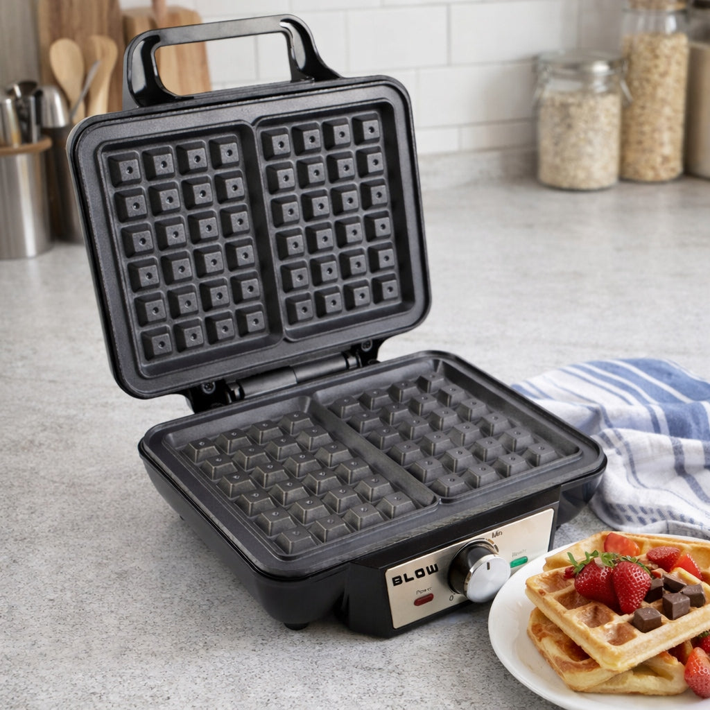 2200W ELECTRIC WAFFLE MAKER WITH TEMPERATURE CONTROL 2 LARGE CRISPY WAFFLES Manufacturer code 44-610#