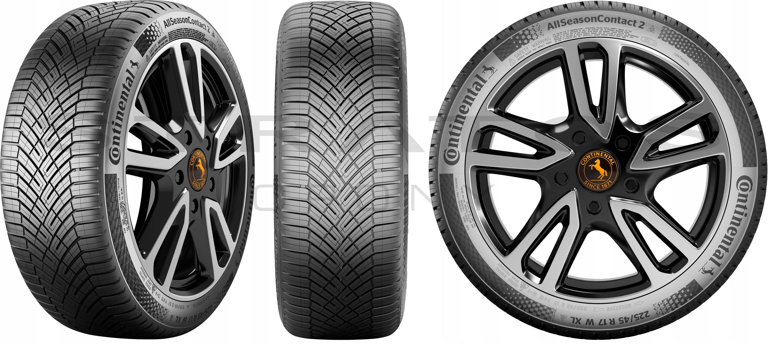 225/40/18 Y XL FR DOT2024 Continental ALLSEASONCONTACT 2 YEAR