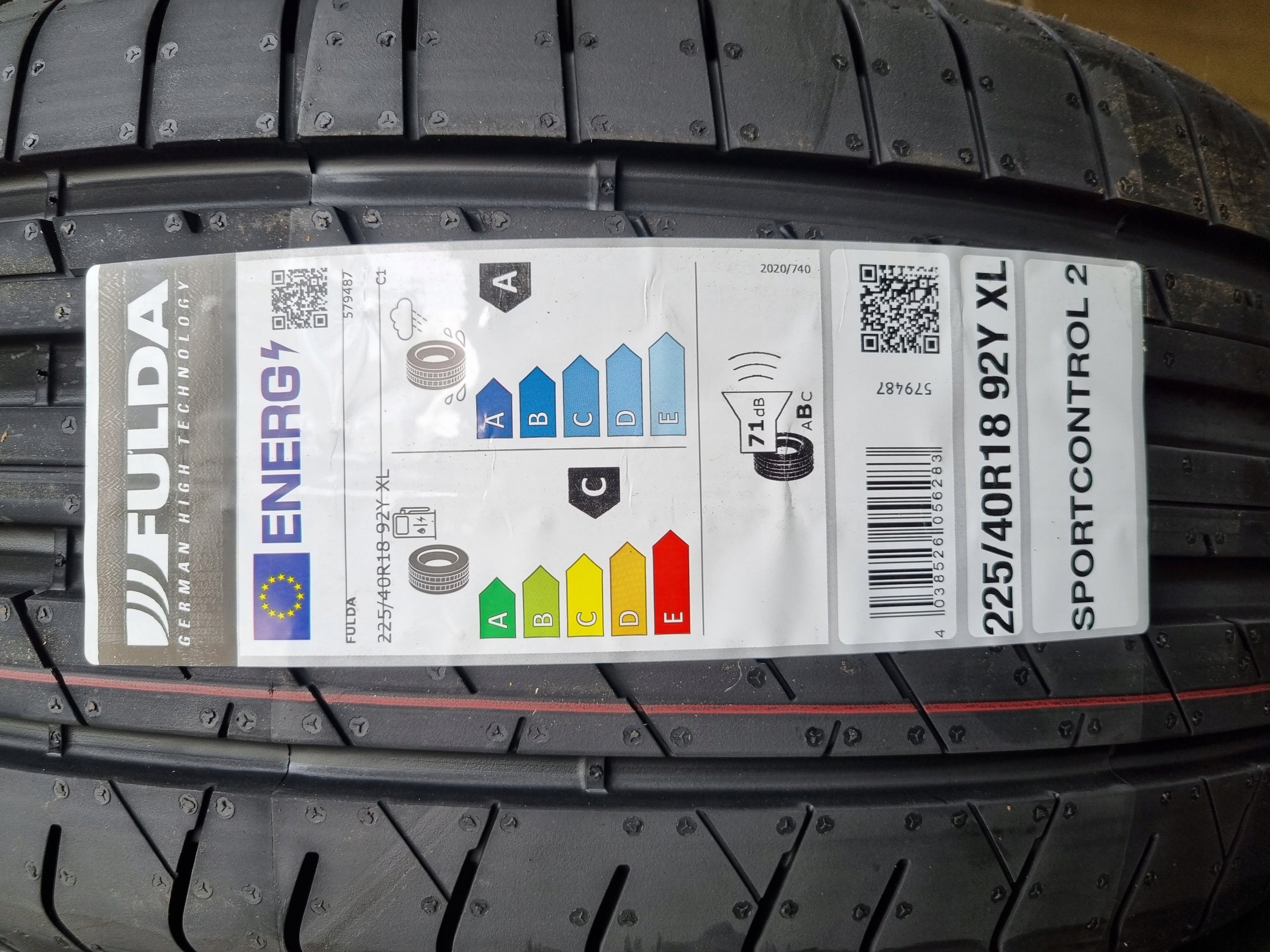 225/40r18 Fulda SportControl 2