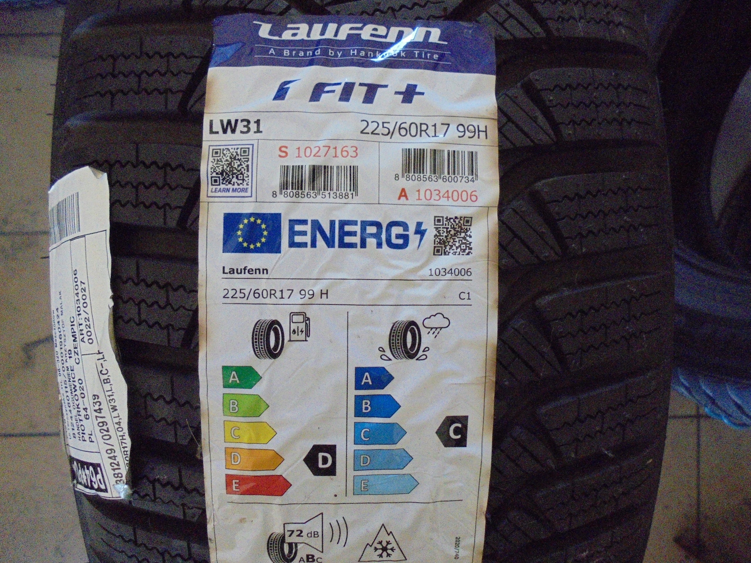225/60R17 Laufenn I`Fit+ LW31