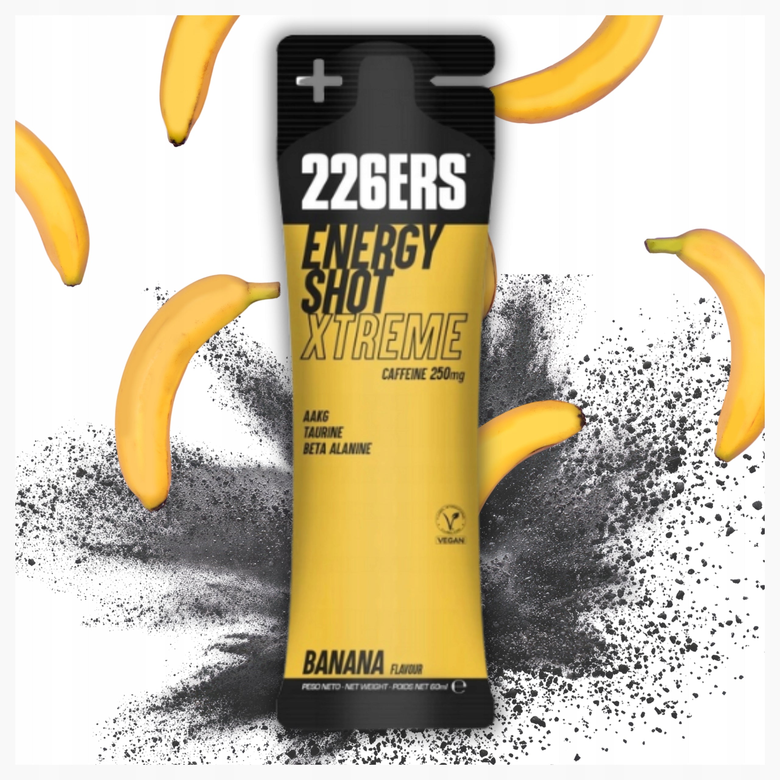 226ERS Energy Shot Stick 60ml Caffeine 250mg BANANA Pre-workout Power Packaging status original
