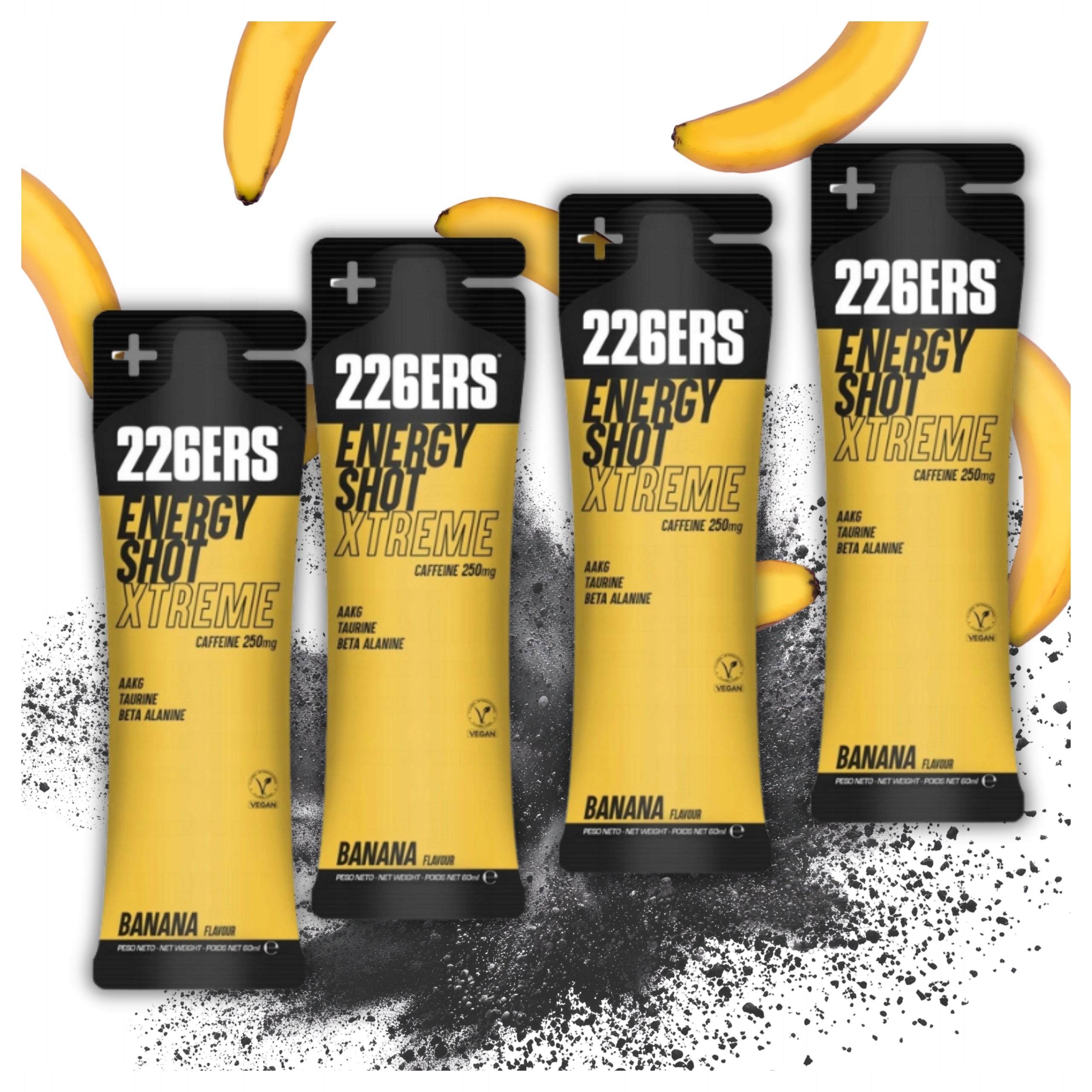 226ERS Energy Shot Stick 60ml Caffeine 250mg BANANA Pre-workout Power