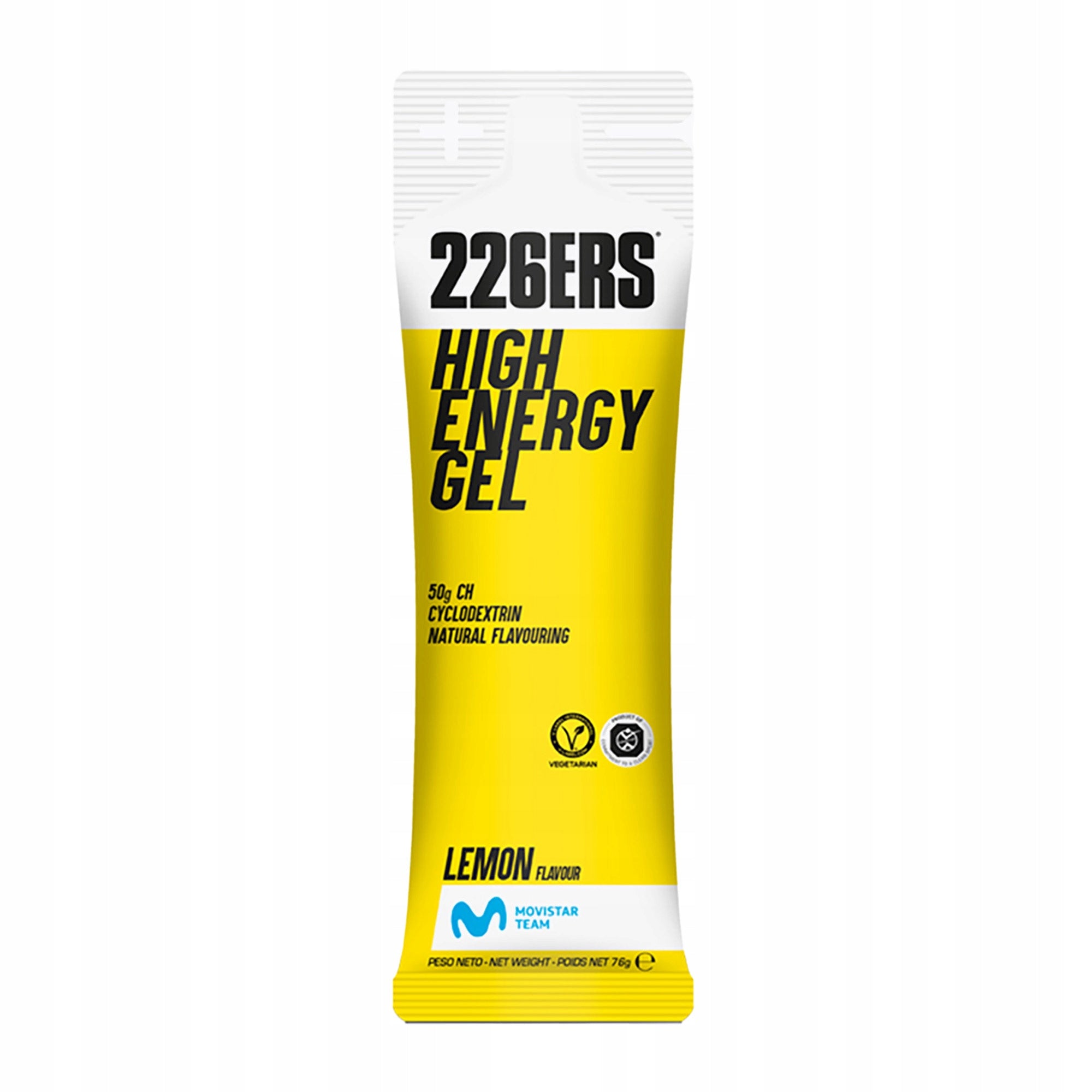 226ERS High Energy Gel (lemon) 76g Packaging status original