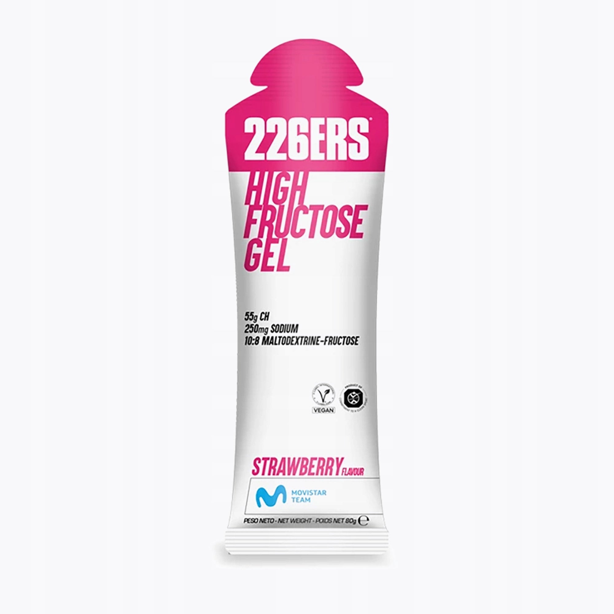 226ERS High Fructose Gel energy gel (strawberry) - 80g Manufacturer code 8436567356557