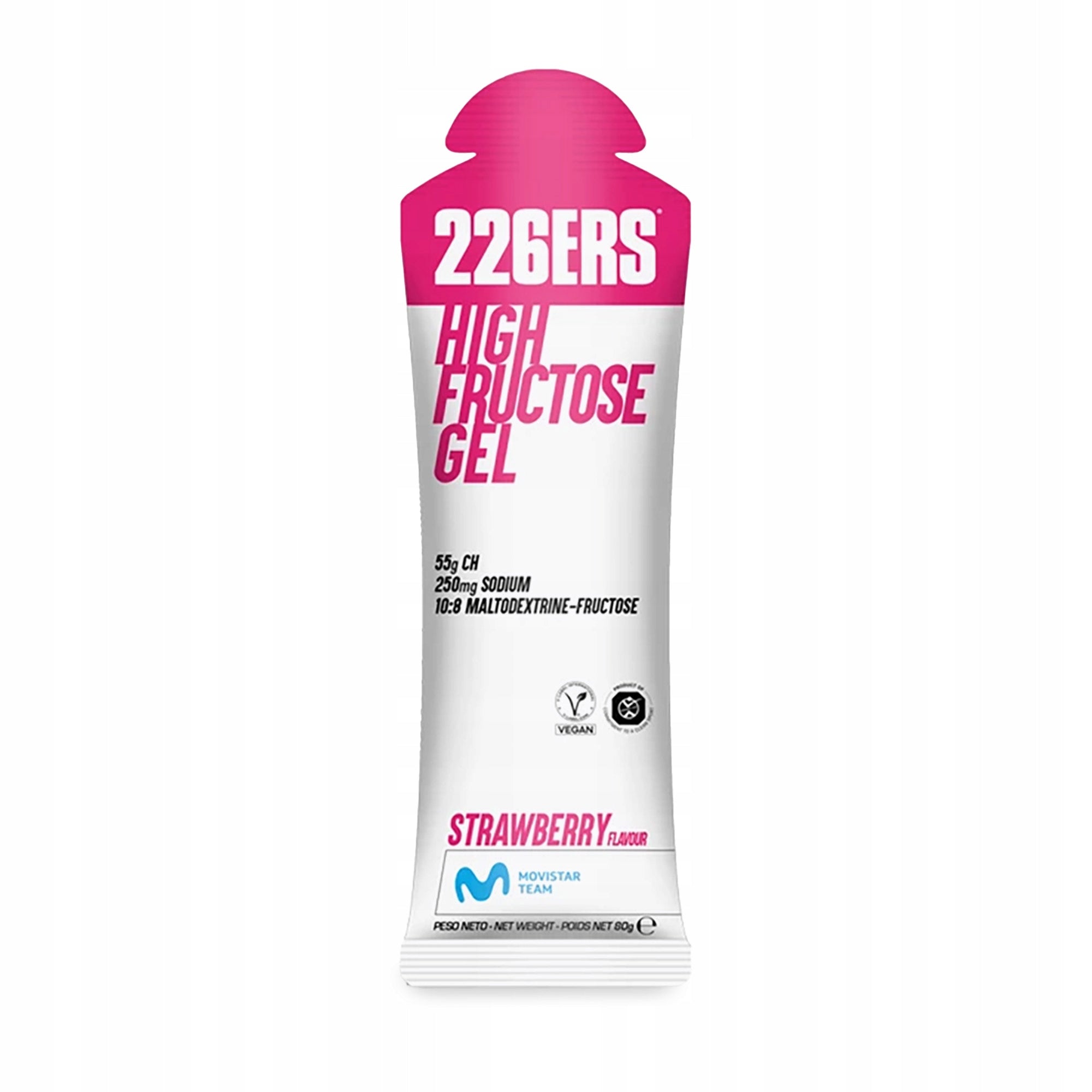 226ERS High Fructose Gel energy gel (strawberry) - 80g