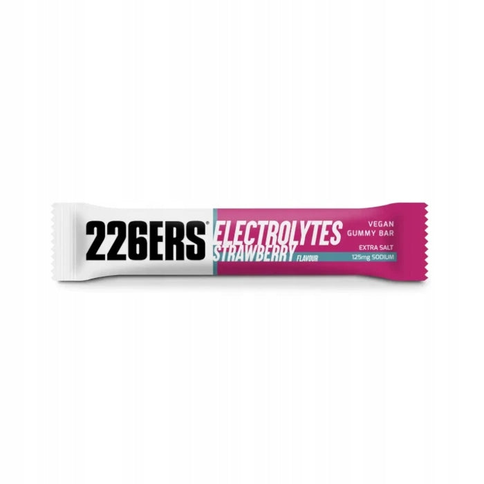 226ERS VEGAN GUMMY BAR - Strawberry - 125mg- 30g sodium jelly