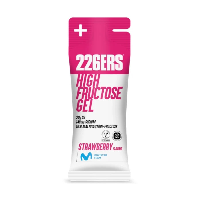 226ERS XS HIGH FRUCTOSE GEL - Strawberry - Strawberry gel with sodium 44g