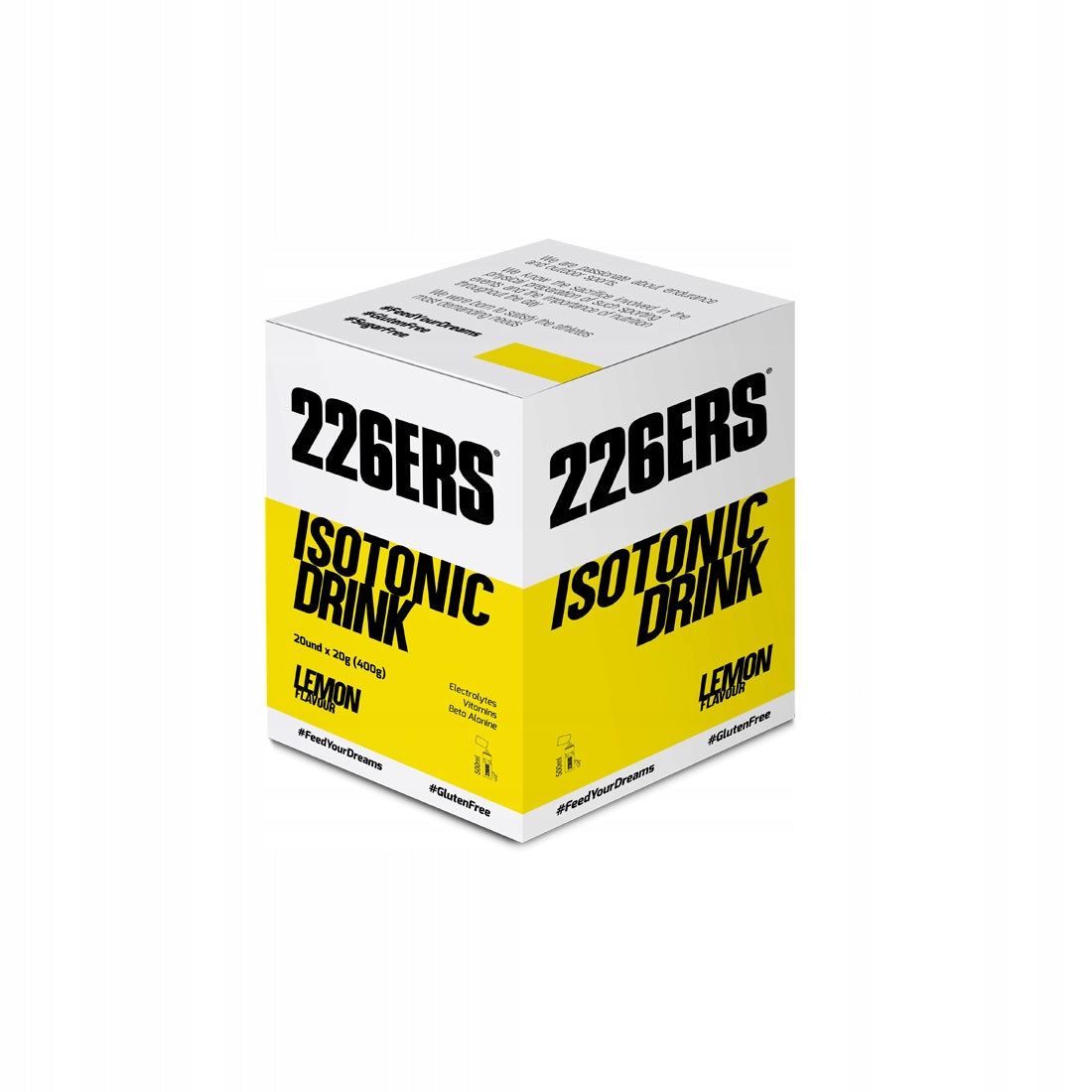 #226ers ISOTONIC DRINK- single serving sachet, lemon Expiration date at least six months from the date of purchase