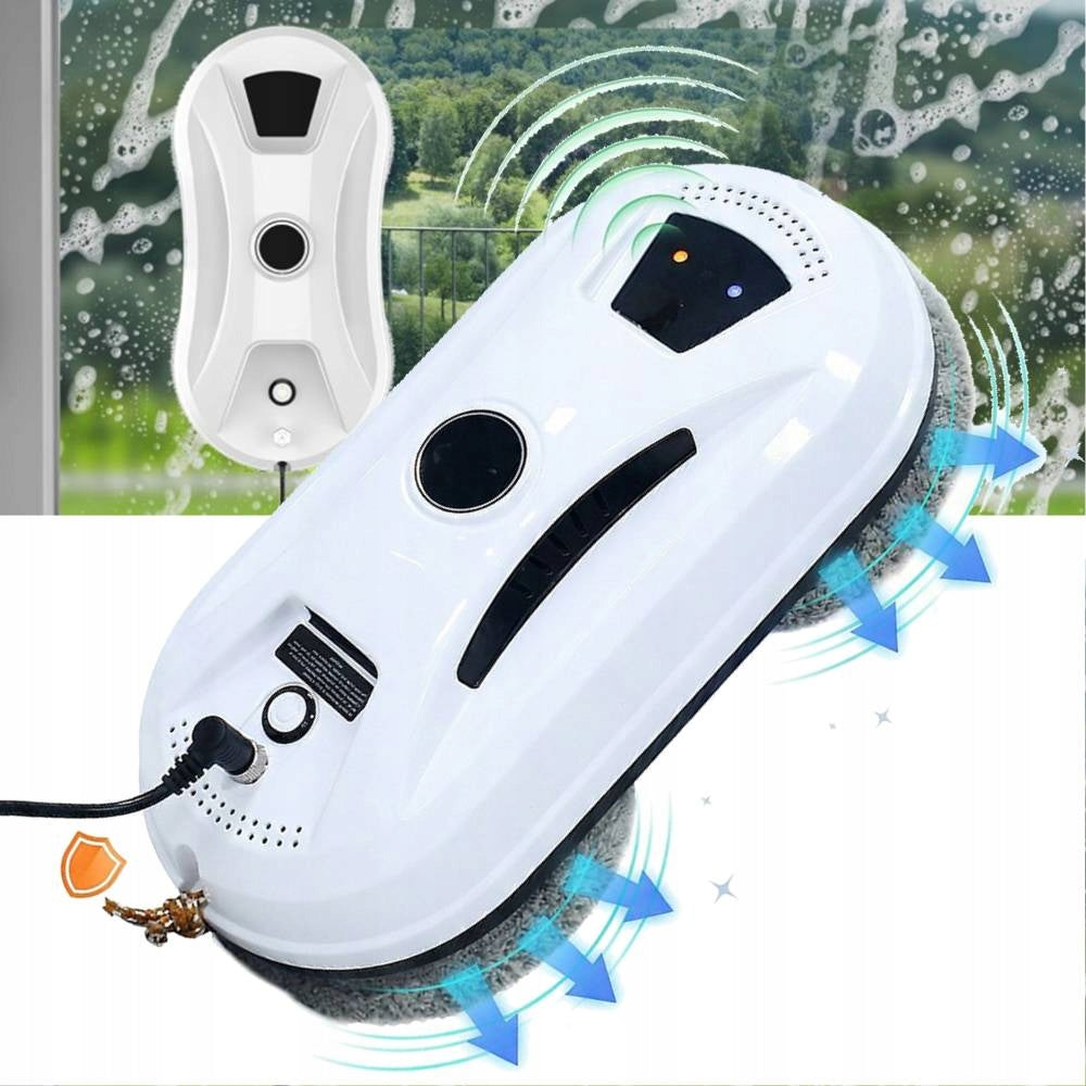 2×2800 PA WINDOW CLEANING ROBOT WITH MULTI-LEVEL SAFETY SYSTEM