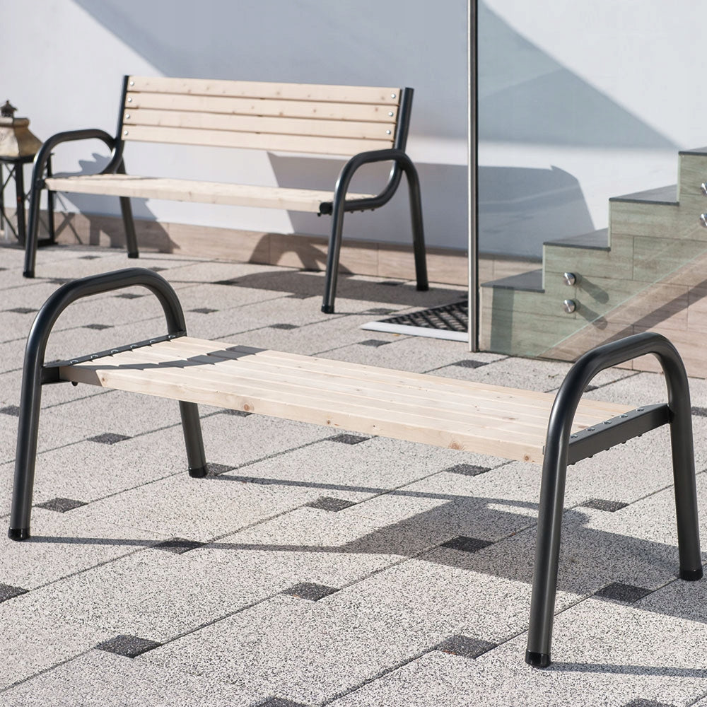 Bank Patio Park 142 cm, braun/grau 