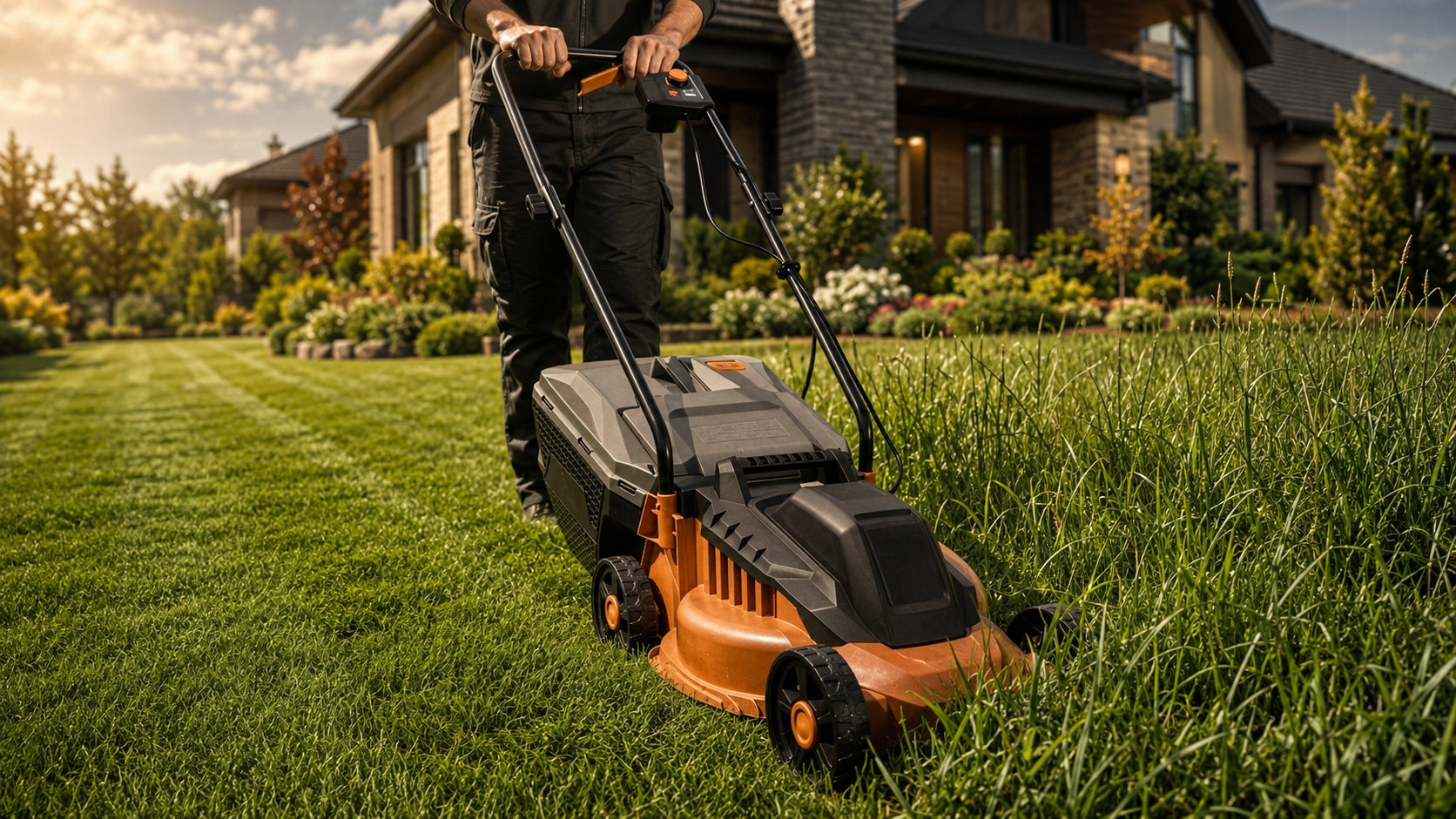 2300W ELECTRIC LAWN MOWER LARGE POWER BASKET 30L 32CM AGILE ONDRAGON Brand no brand