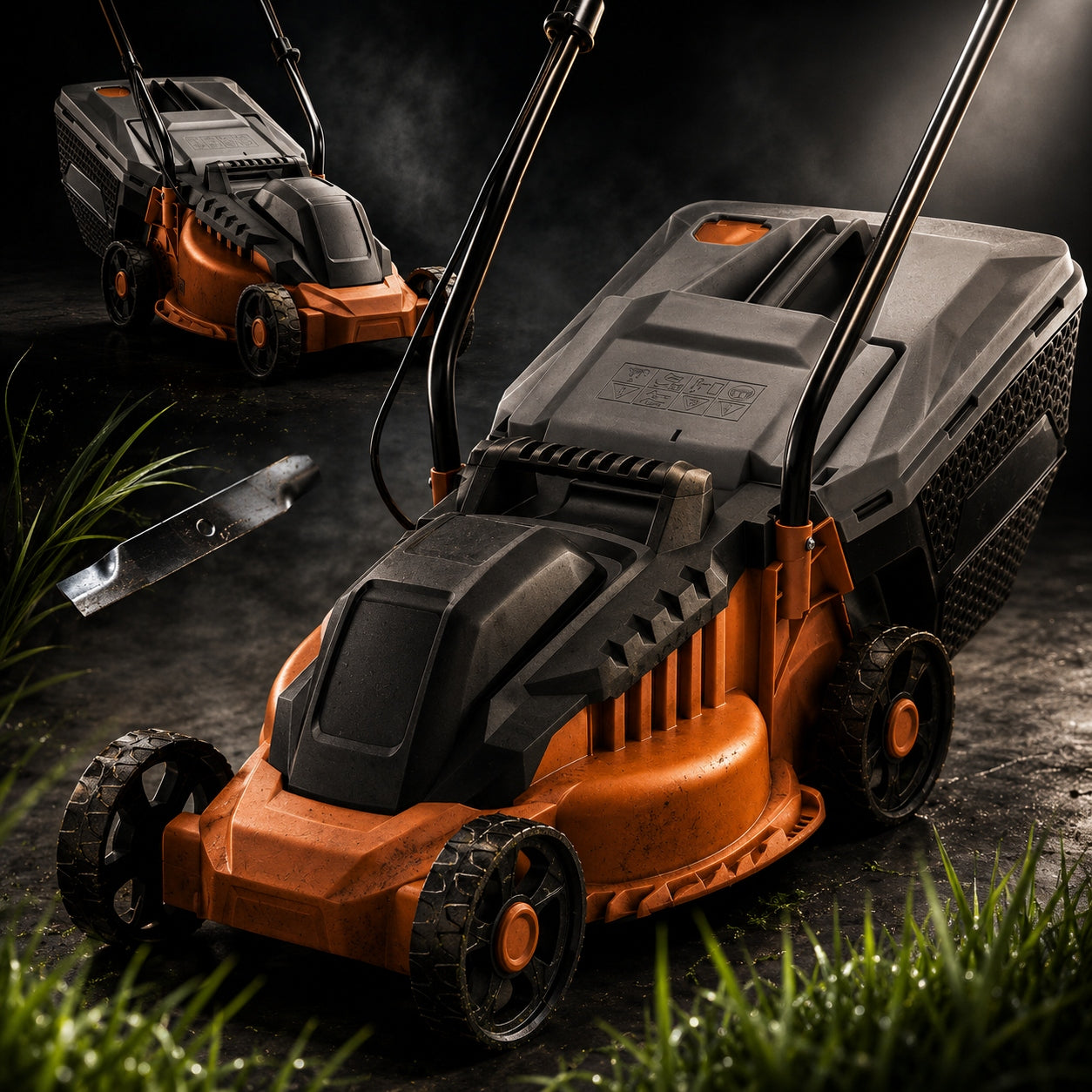 2300W ELECTRIC LAWN MOWER LARGE POWER BASKET 30L 32CM AGILE ONDRAGON Model extremo00023323232