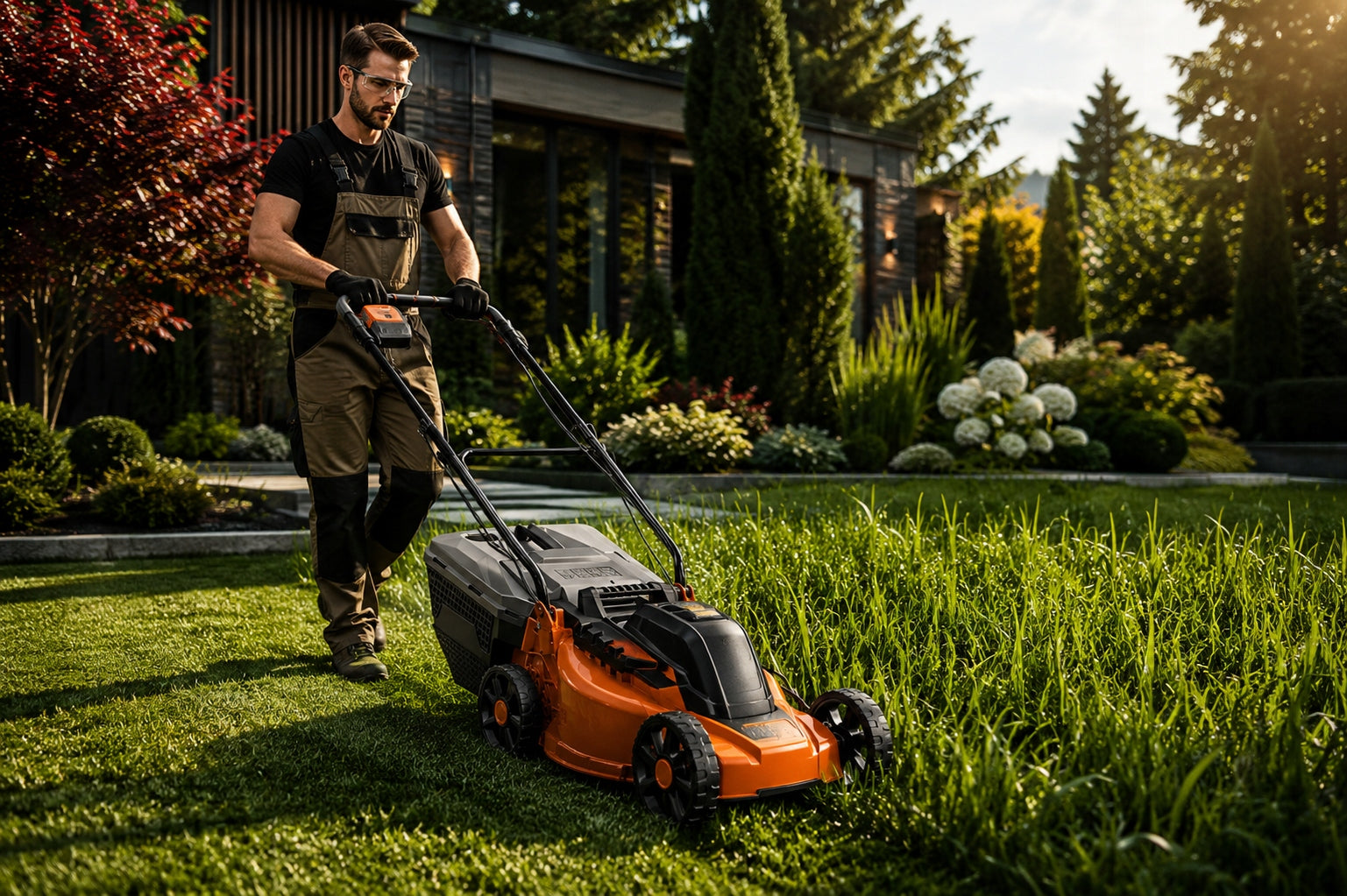 2300W ELECTRIC LAWN MOWER LARGE POWER BASKET 30L 32CM AGILE ONDRAGON Mowing width 32 cm