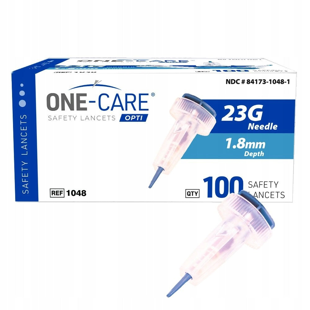 23G 1.8mm Medivena Lancet ONE-CARE OPTI 100 pcs.