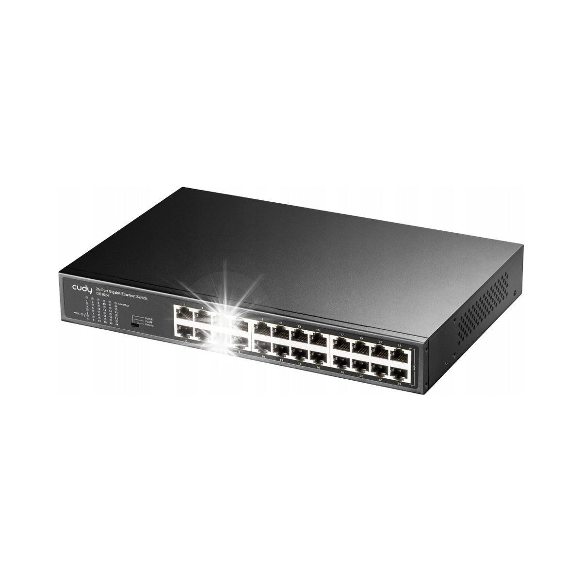 24-Port LAN Switch Cudy GS1024 GIGABIT METAL fits RACK 19 cabinet