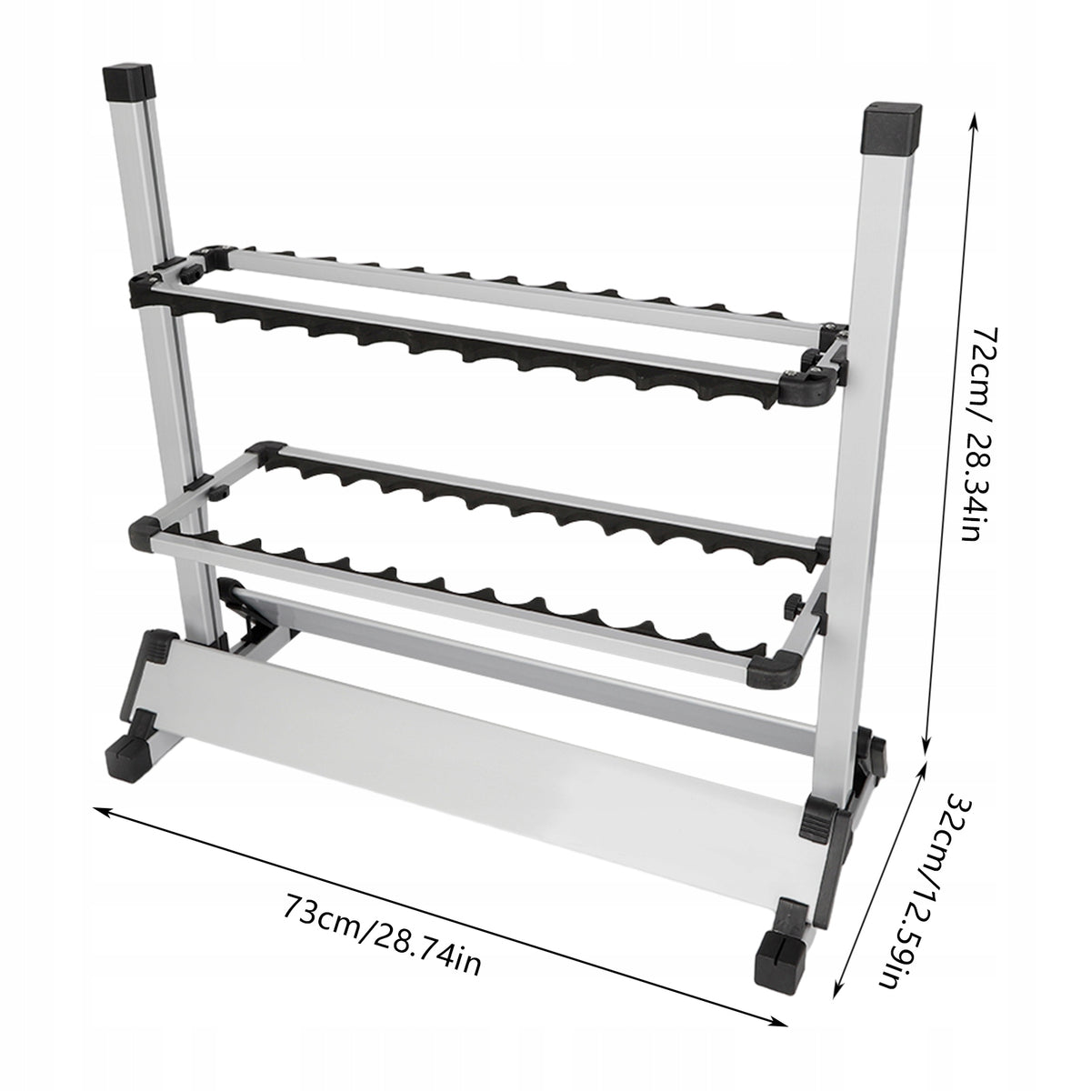 24 RODS FISHING ROD DISPLAY RACK 71.5*31*70CM Brand no brand
