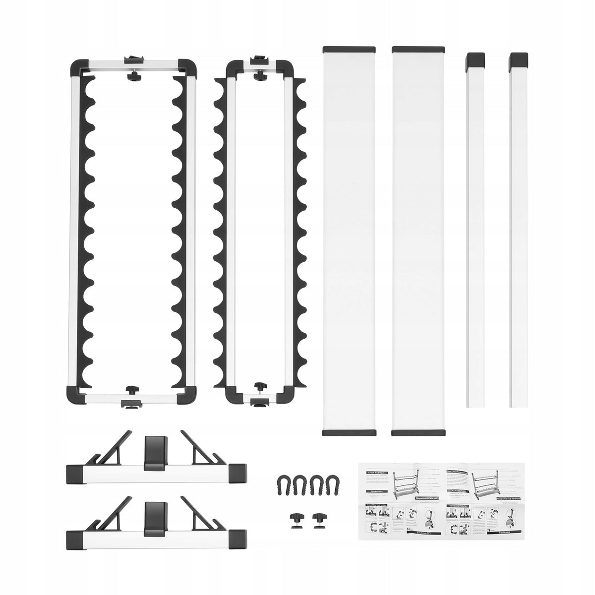 24 RODS ROD HOLDER SLOTTED SHELVES DIAMETER OF EACH GROOVE 4,5 CM Manufacturer code 94057